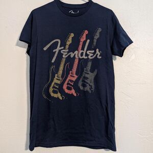 Fender Men's Graphic Guitar Tee Shirt Musician Band Concert Casual